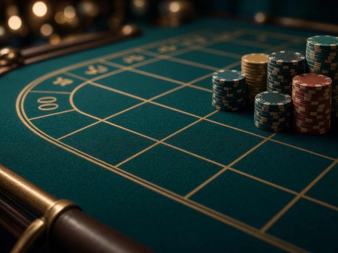 Mesa de ruleta en la sala principal